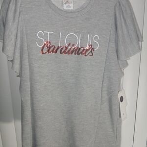 Gray St. Louis Cardinals Short Sleeve Tee